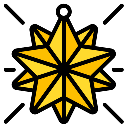 Christmas star icon