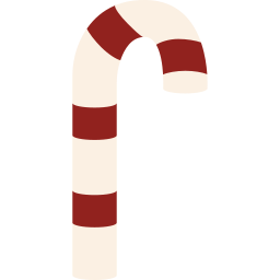 Candy cane icon