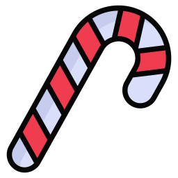 Candy cane icon