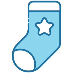 Christmas sock icon