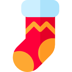 Christmas sock icon