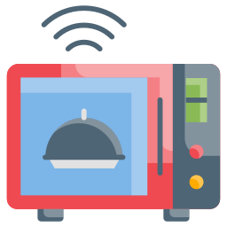 Microwave oven icon