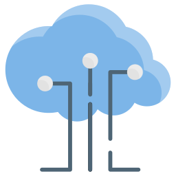 Cloud computing icon