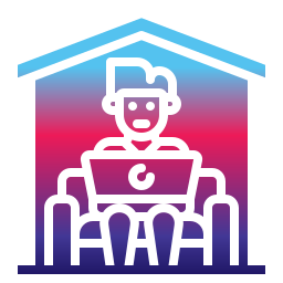 Work from home icon