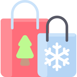 Christmas bag icon