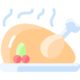 Roasted turkey icon