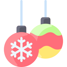 Christmas ball icon