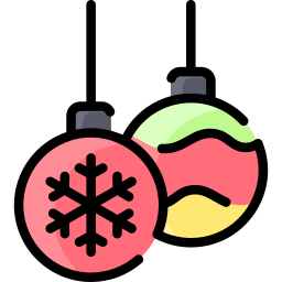 Christmas ball icon