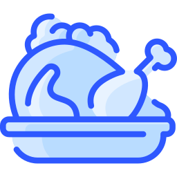 Roasted turkey icon