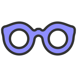 Party glasses icon