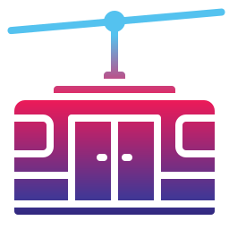 Cable car cabin icon