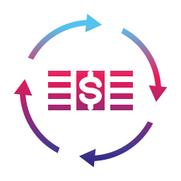 Money exchange icon