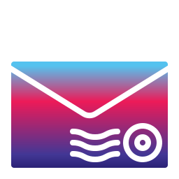 Mail stamp icon