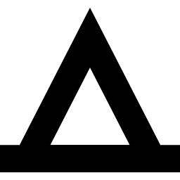 Angular mountain icon