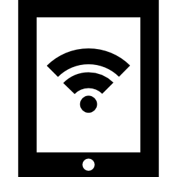 tablet mit funksignal icon