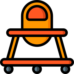 Baby chair icon