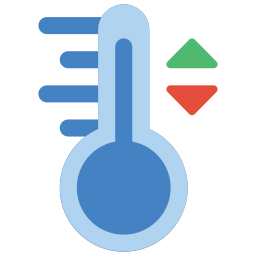 temperatura quente Ícone