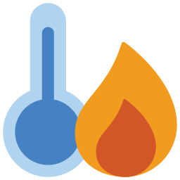 controle de temperatura Ícone