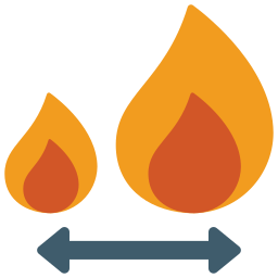 controle de temperatura Ícone