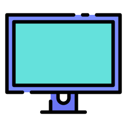 Desktop computer icon