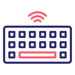 kabellose tastatur icon