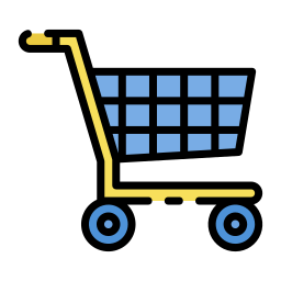 Shopping trolley icon