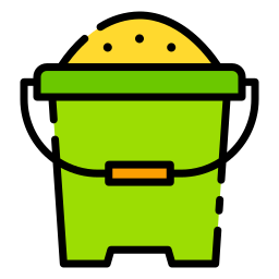 Sand bucket icon