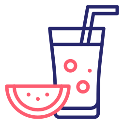 Watermelon juice icon