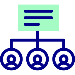 Hierarchy structure icon