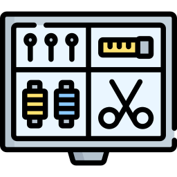 Sewing kit icon