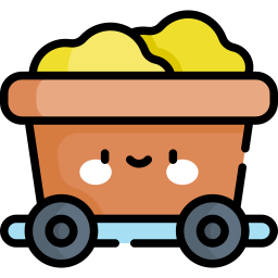 Mining cart icon