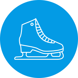 patins de gelo Ícone