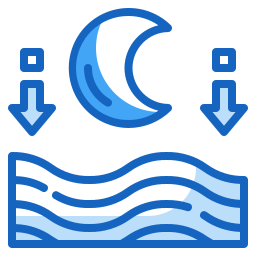 Low tide icon