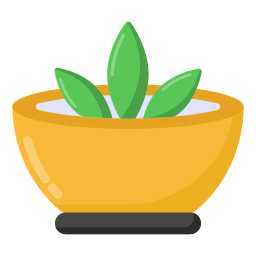 Herbal treatment icon