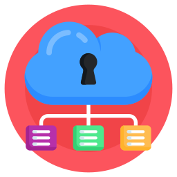 Cloud network icon