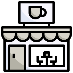 Coffee shop icon