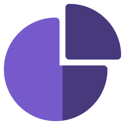 diagramme circulaire Icône