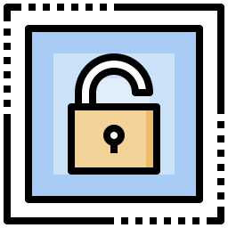 Open lock icon