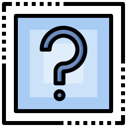 Question sign icon