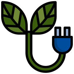 Green energy icon