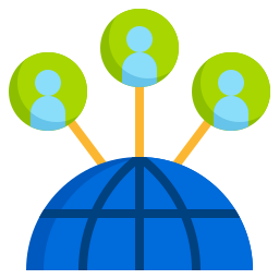 globales netzwerk icon