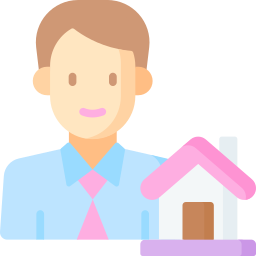 Real estate agent icon