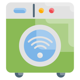 Smart washing machine icon