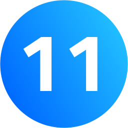 Number 11 icon