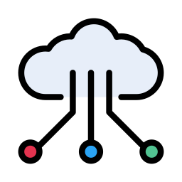 Cloud network icon