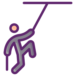 Zip line icon