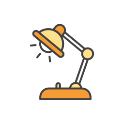 Desk lamp icon