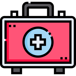 First aid kit icon