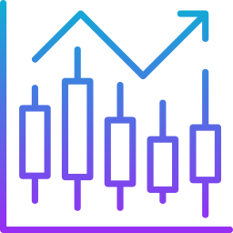 Candlestick chart icon