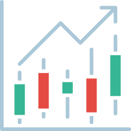 Candlestick chart icon